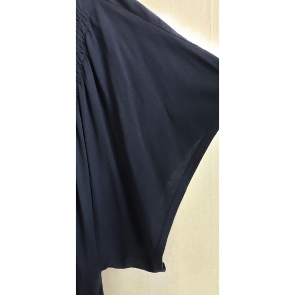 Michael Stars Jumpsuit Navy Blue Off The Shoulder Stretch Plus Size 2X - Picture 5 of 6